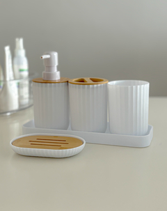 SET PARA BAÑO 4 PIEZAS + BASE