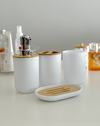 SET BAÑO PVC 4 PIEZAS BLANCO