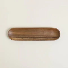 BANDEJA OVAL MADERA ACACIA - comprar online