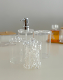 SET BAÑO ACRILICO 4 PIEZAS CRISTAL - comprar online