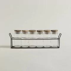 SET x6 ESPECIEROS TAPA MADERA 90 ml + SOPORTE en internet