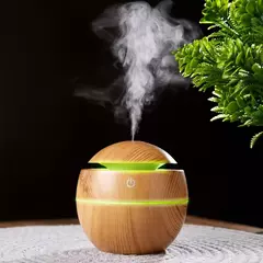 HUMIFICADOR REDONDO 120 ml SÍMIL MADERA
