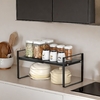 ORGANIZADOR DE ALACENA METAL P/ AHORRAR ESPACIO 27 cm - comprar online