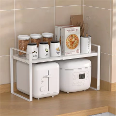 ORGANIZADOR DE ALACENA METAL P/ AHORRAR ESPACIO 22 cm