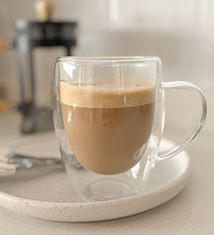 TAZA DE VIDRIO DOBLE FONDO 350 cc - comprar online