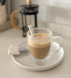 TAZA DE VIDRIO DOBLE FONDO 350 cc