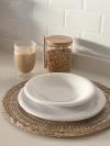 PLATO CERAMICA LÍNEA WHITE - comprar online