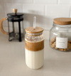 VASO ESTELA TAPA BAMBÚ c/ SORBETE 500 ml