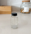 SALERO TAPA ACERO 50 ml VIDRIO RAYAS VERTICALES