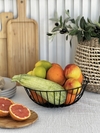 FRUTERA METALICA BLACK REDONDA