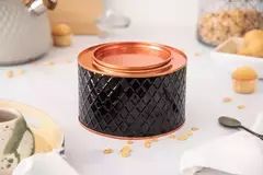 LATA DIAMANTE NEGRO + COBRE