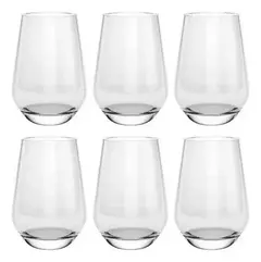 SET X6 VASOS CÓNICOS TRANSPARENTES 400 cc en internet