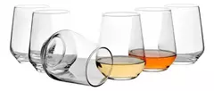 SET X6 VASOS CÓNICOS TRANSPARENTES 400 cc - comprar online
