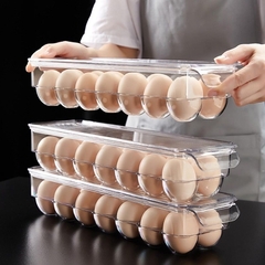 HUEVERA DE ACRILICO CON TAPA 32 cm - comprar online