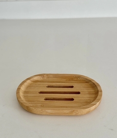 JABONERA BAMBOO OVALADA