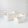 CAJA NORDICA DOBLE MANGO MADERA
