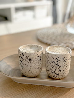 CUENCO CAFE/ TE CERAMICA PINTITAS