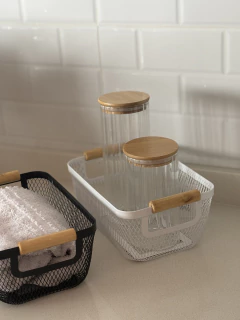 CANASTO METÁLICO CHICO 26 cm en internet