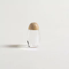 SALERO DE ACRILICO C/ MADERA 8 cm - comprar online