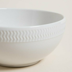 BOWL CERAMICA WHITE TRAMADO CASAPUEBLO - comprar online