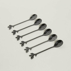 CUCHARITA CORTA STEM ACERO BLACK - comprar online