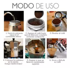 CAFETERA EXPRESSO MANGO SILICONADO GRANDE 6 tazas - Mama al Mando