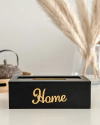 CAJA DE TE GRIS OSCURO HOME TAPA CON REJILLA