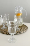 SET X6 COPA VIDRIO TRANSPARENTE LINE