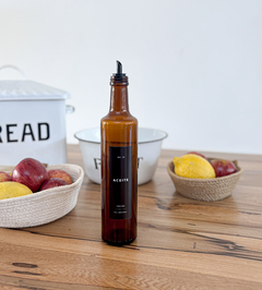 ACEITERA AMBAR CIRCULAR 500 ml ETIQ NEGRA - comprar online