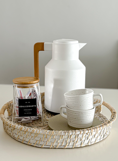 FRASCO TAPA BAMBOO BASE CUADRADA 750 ml - Mama al Mando