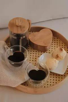 TAZA DOBLE VIDRIO CORAZON C/ ASA 180 ml en internet