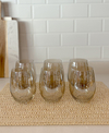 SET x6 VASOS BOMBEE COLOR CHAMPAGNE