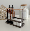ORGANIZADOR METAL C/ MANIJA MADERA 23 cm