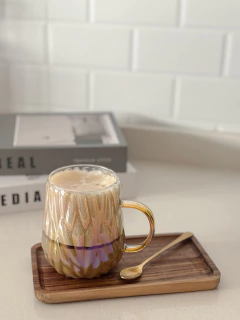 TAZA DE VIDRIO TORNASOL 450 ml - comprar online