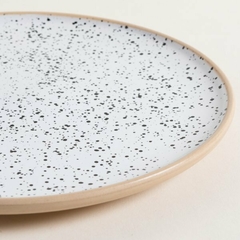 PLATO PLAYO KK BLANCO PUNTITOS - comprar online
