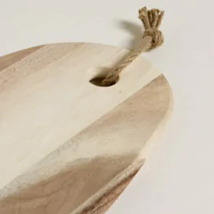 TABLA OVALADA MADERA ACACIA 30 cm - comprar online