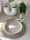INDIVIDUAL 38 cm BEIGE CON BEIGE YUTE LASSIE
