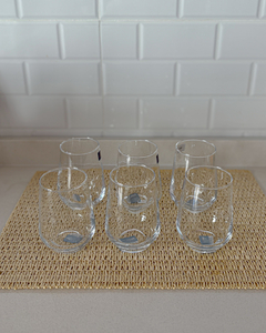 SET X6 VASOS CÓNICOS TRANSPARENTES 400 cc