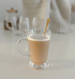 SET x6 POCILLOS VIDRIO CAFE RECTOS 155 ml