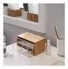 CAJA DOS CAJONCITOS ACRÍLICA + BAMBU