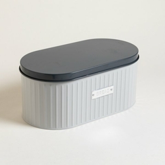 LATA OVALADA GRIS PARA PAN 34 cm - tienda online