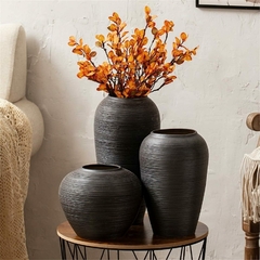 JARRÓN KENIA BAJO 15 cm CERÁMICA - comprar online