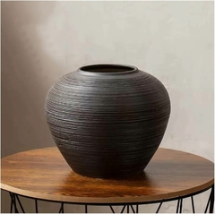 JARRÓN KENIA BAJO 15 cm CERÁMICA