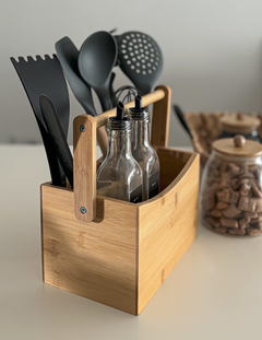 CAJA ORGANIZADORA BAMBOO 23 cm - comprar online
