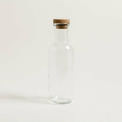 BOTELLA DE VIDRIO 1 litro TAPA CORCHO en internet