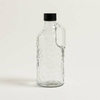 BOTELLÓN TRANSPARENTE VIDRIO 1 litro BLACK ONDAS