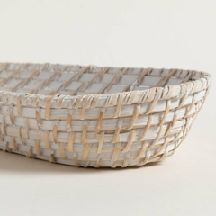 CANASTO ALARGADO PANERA WHITE - comprar online