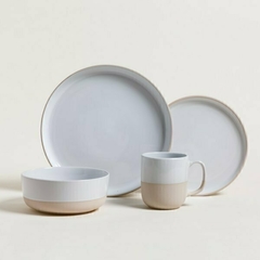 BOWL TOSCANA BLANCO BASE BEIGE en internet