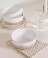 BOWL TOSCANA BLANCO BASE BEIGE