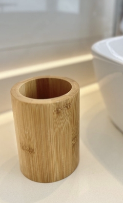 VASO DE BAMBU REDONDO